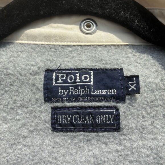 Vintage Polo Ralph Lauren Harrington Lined Jacket XL Removable Hood USA Made - Picture 4 of 15